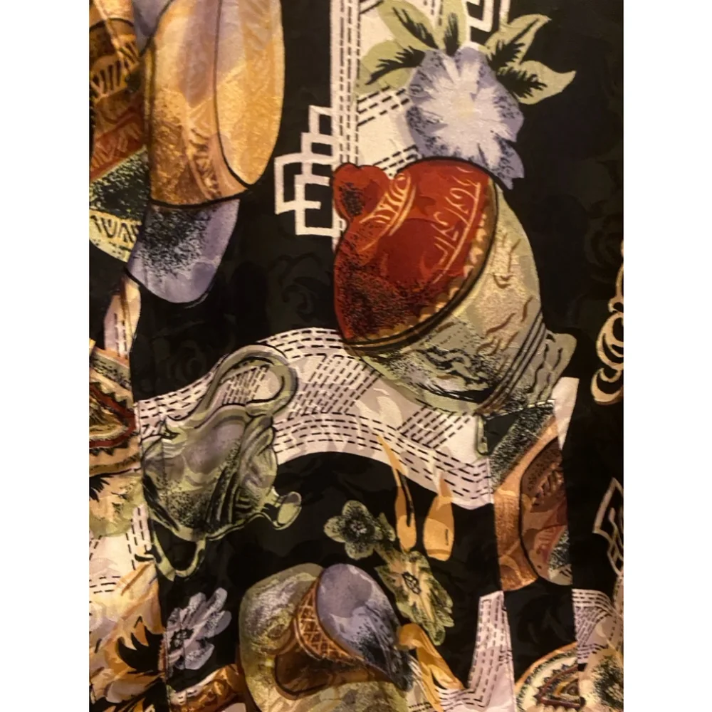 FUDA INTERNATIONAL silk bomber jacket size S see measurements - Picture 2 of 8